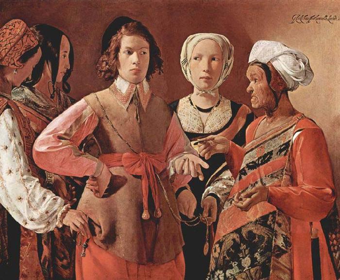Georges de La Tour The Fortune Teller Germany oil painting art